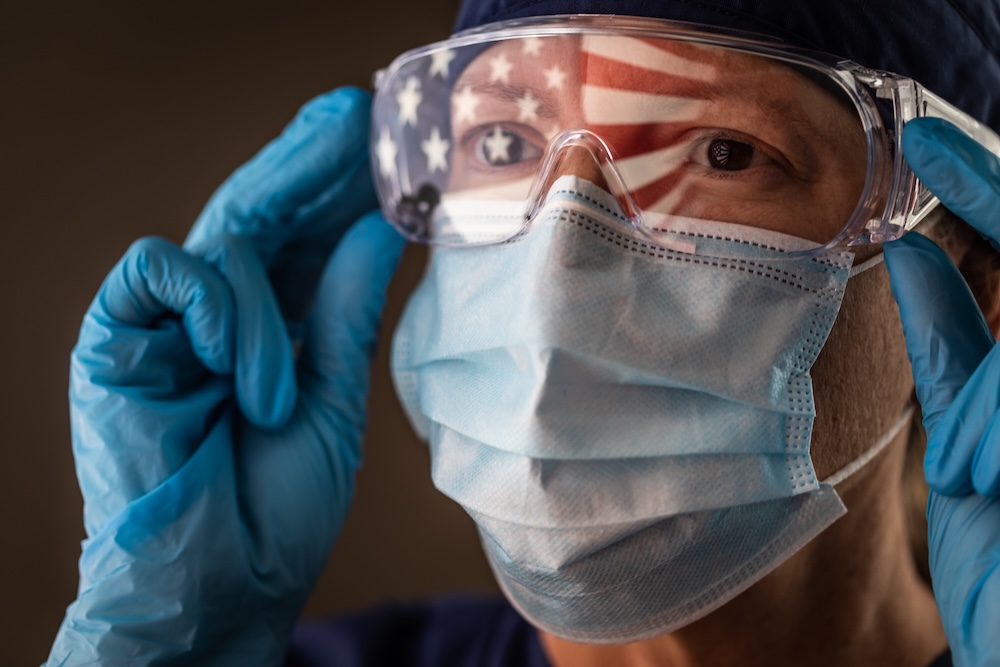 AMMA seal on American-made PPE product