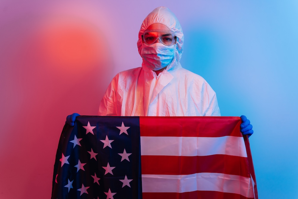 AMMA seal on American-made PPE product